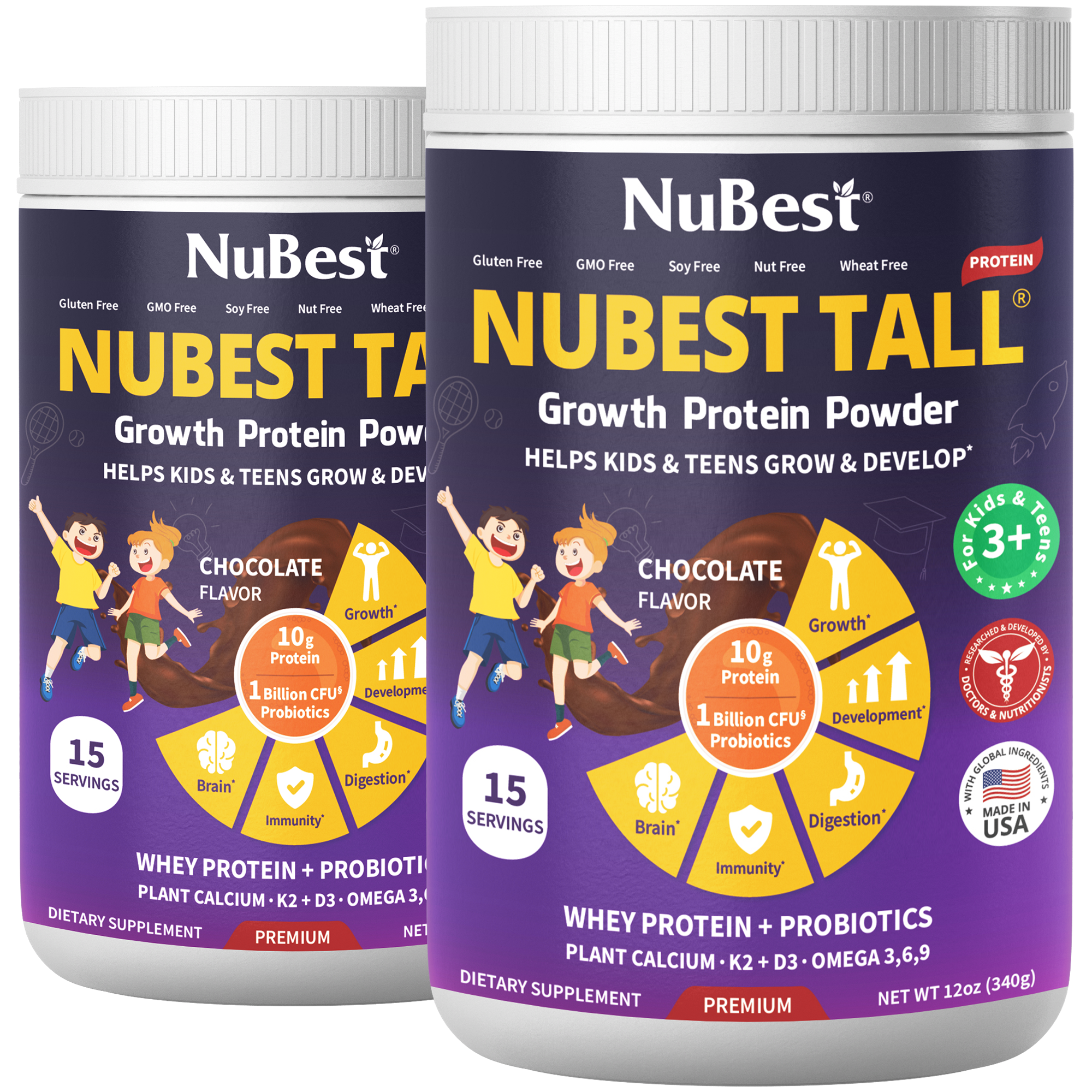 NuBest Tall Protein for Growth and Development, Kids and Teens 3+,