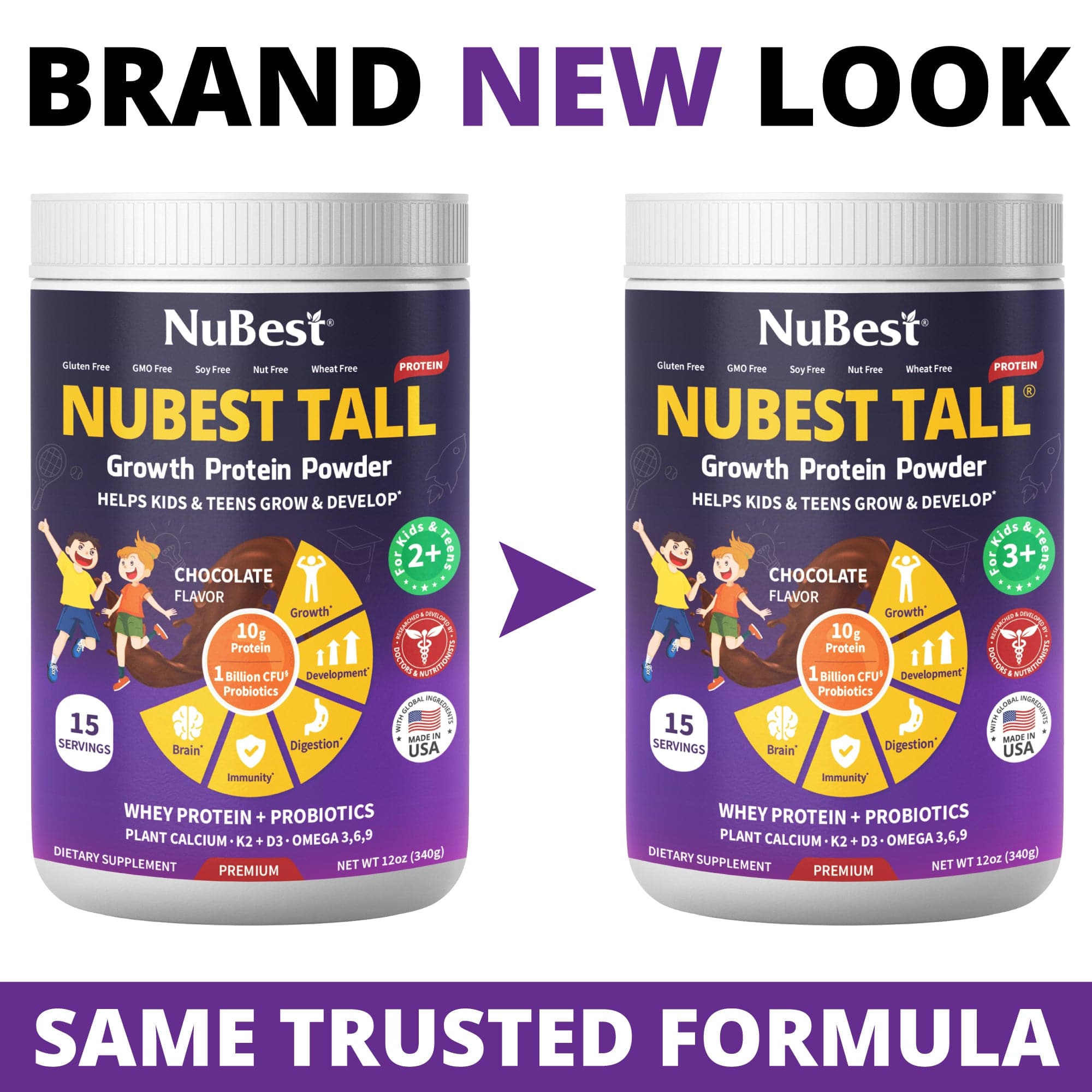 NuBest Tall Protein for Growth and Development, Kids and Teens 3+,