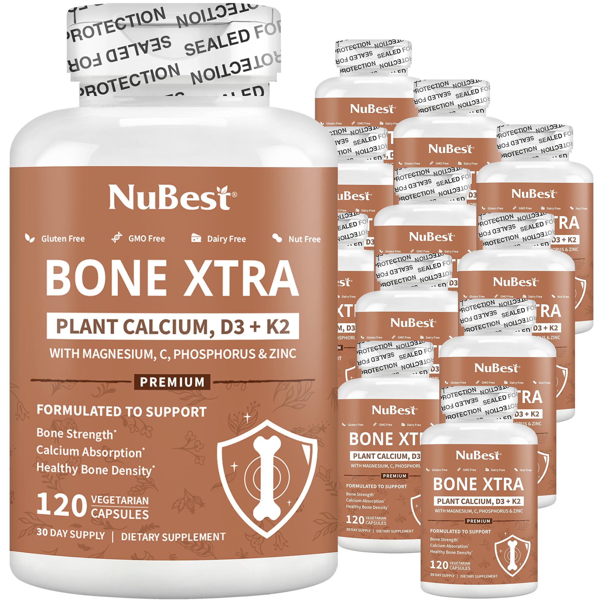 Bone Xtra - Plant-based Formula to Support Healthy Bones For Adults