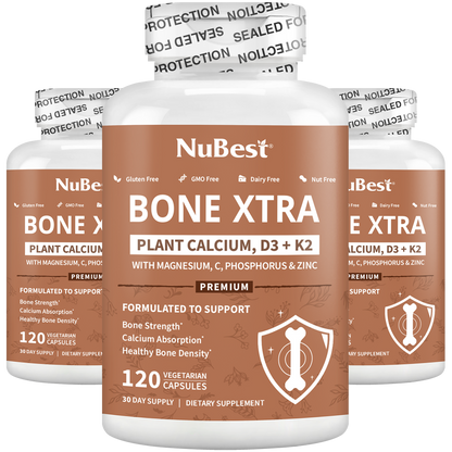 Bone Xtra - Plant-based Formula to Support Healthy Bones For Adults