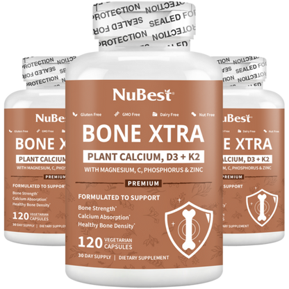 Bone Xtra - Plant-based Formula to Support Healthy Bones For Adults