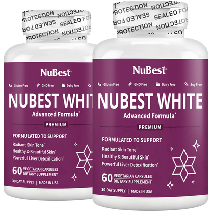NuBest White, Skin Brightening Formula, 60 Vegan Capsules