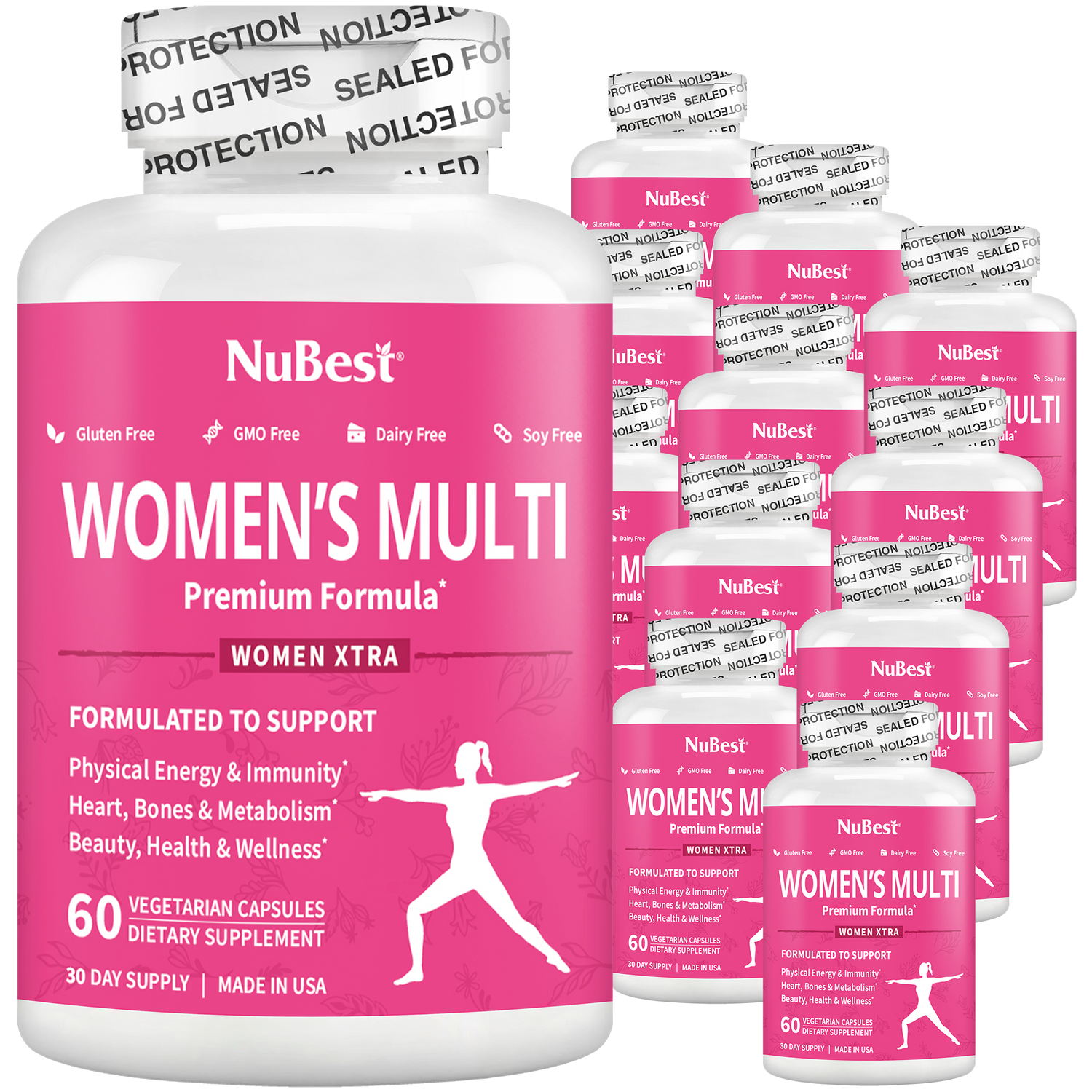 NuBest Women’s Multi - Women’s Vitality &amp; Well-Being, 60 Vegan