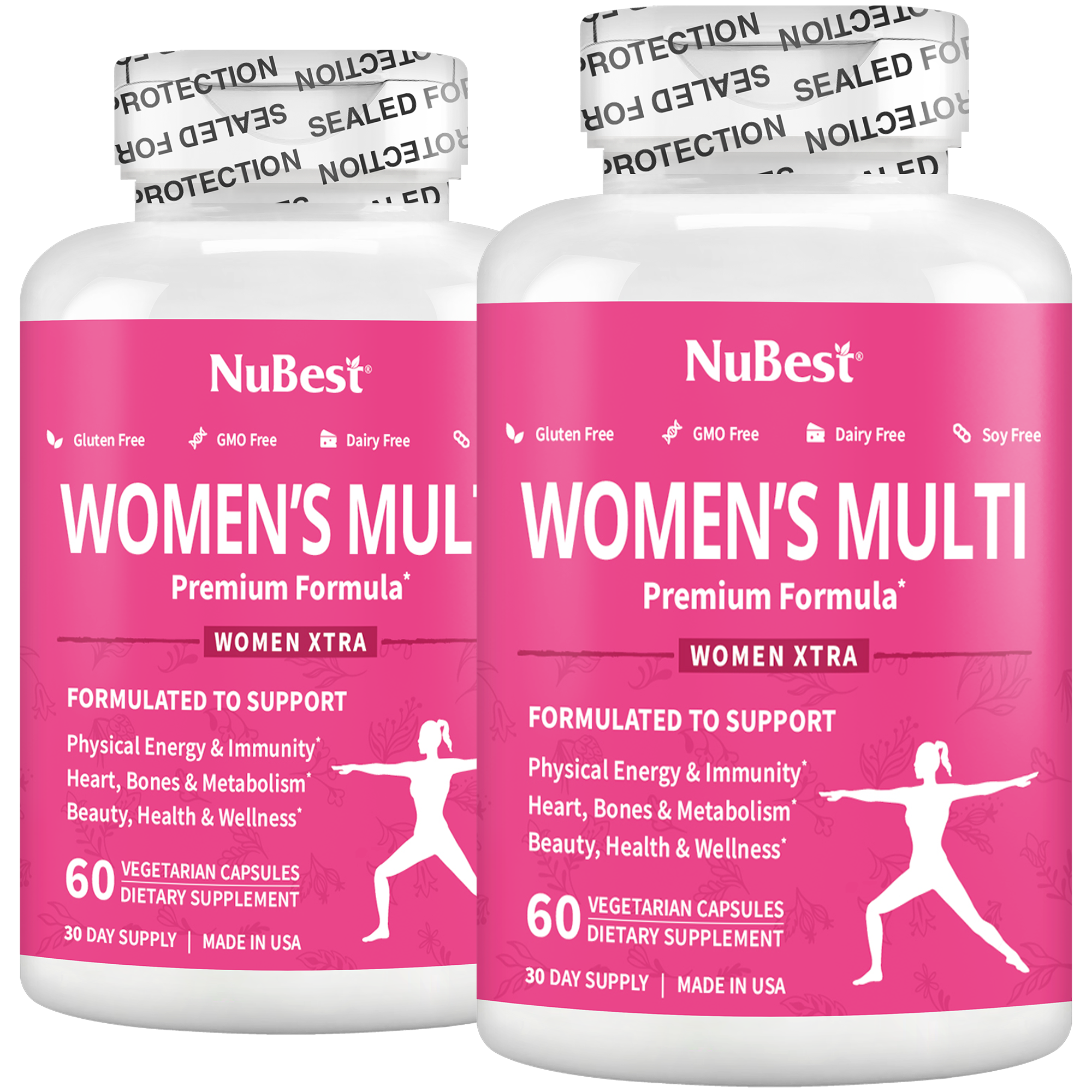 NuBest Women’s Multi - Women’s Vitality &amp; Well-Being, 60 Vegan