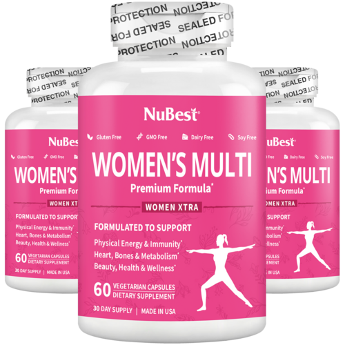NuBest Women’s Multi - Women’s Vitality &amp; Well-Being, 60 Vegan