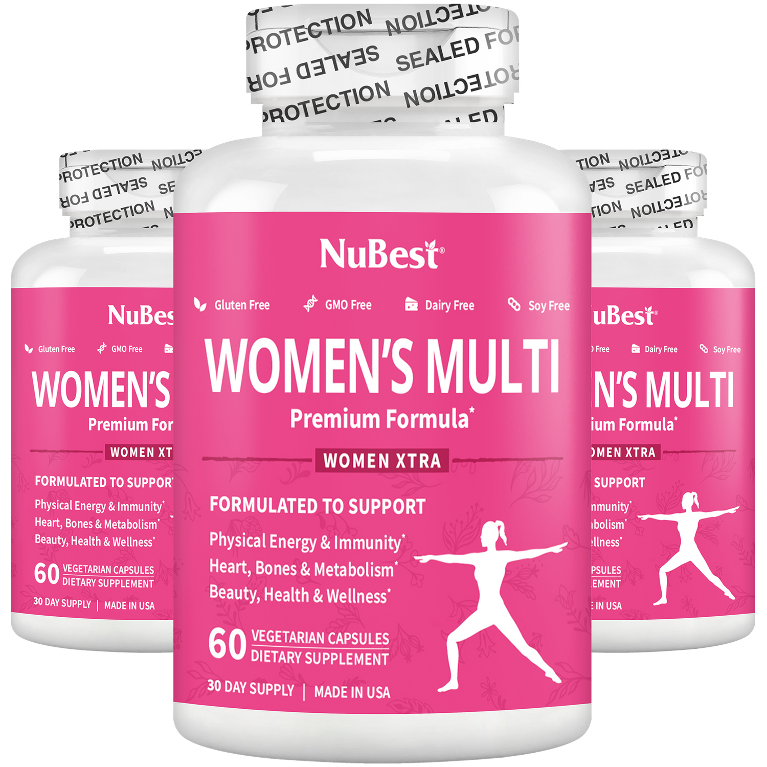 NuBest Women’s Multi - Women’s Vitality &amp; Well-Being, 60 Vegan