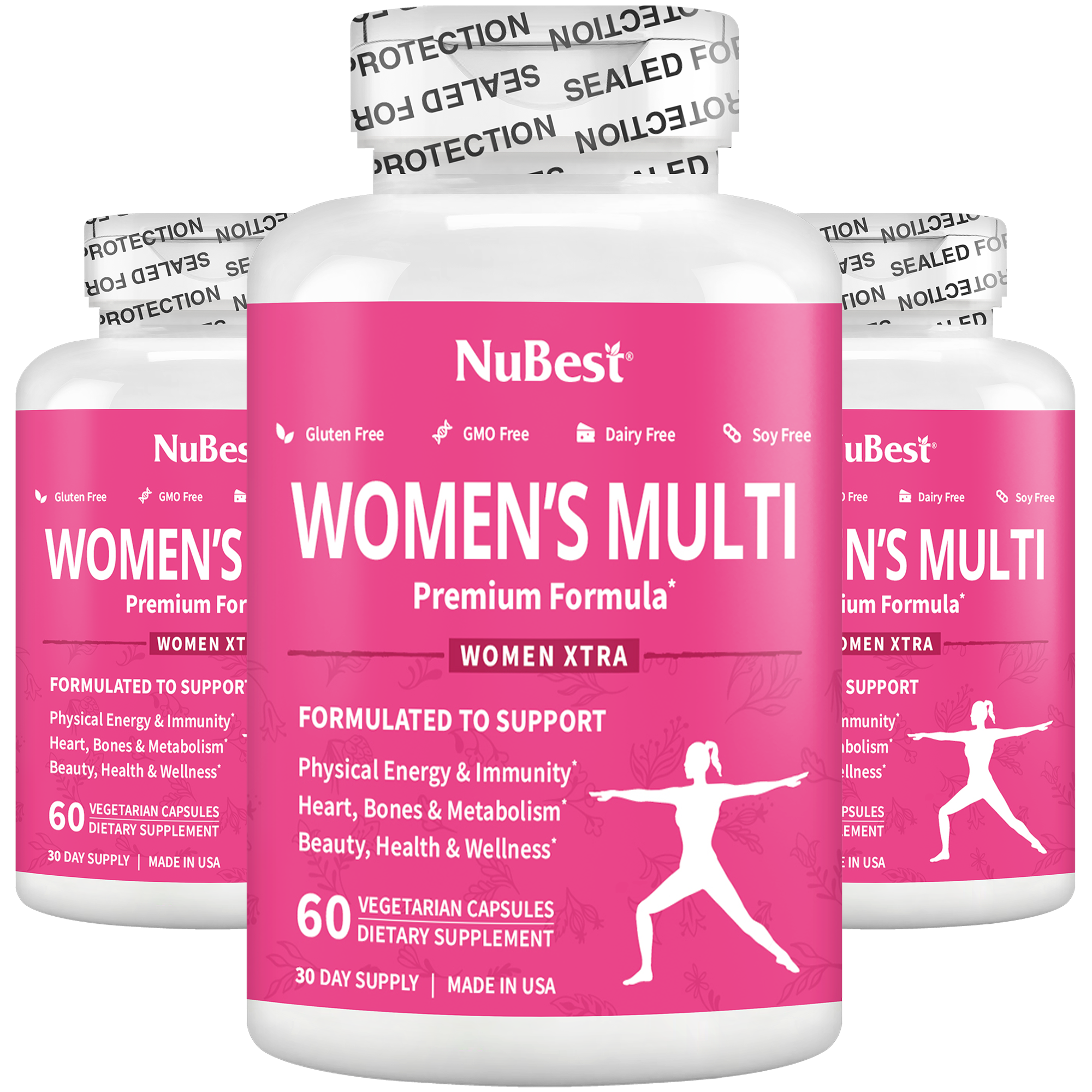 NuBest Women’s Multi - Women’s Vitality &amp; Well-Being, 60 Vegan