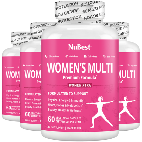 NuBest Women’s Multi - Women’s Vitality &amp; Well-Being, 60 Vegan