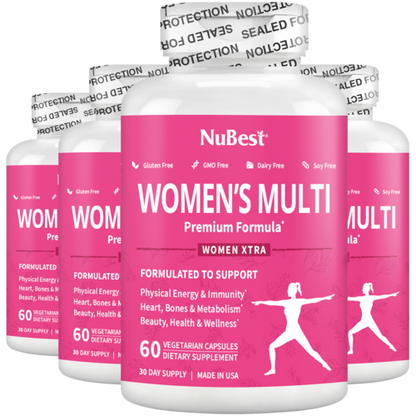 NuBest Women’s Multi - Women’s Vitality &amp; Well-Being, 60 Vegan