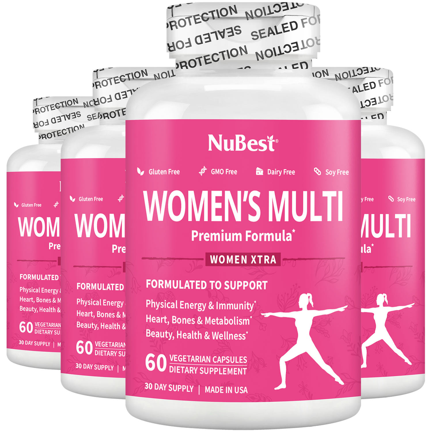 NuBest Women’s Multi - Women’s Vitality &amp; Well-Being, 60 Vegan
