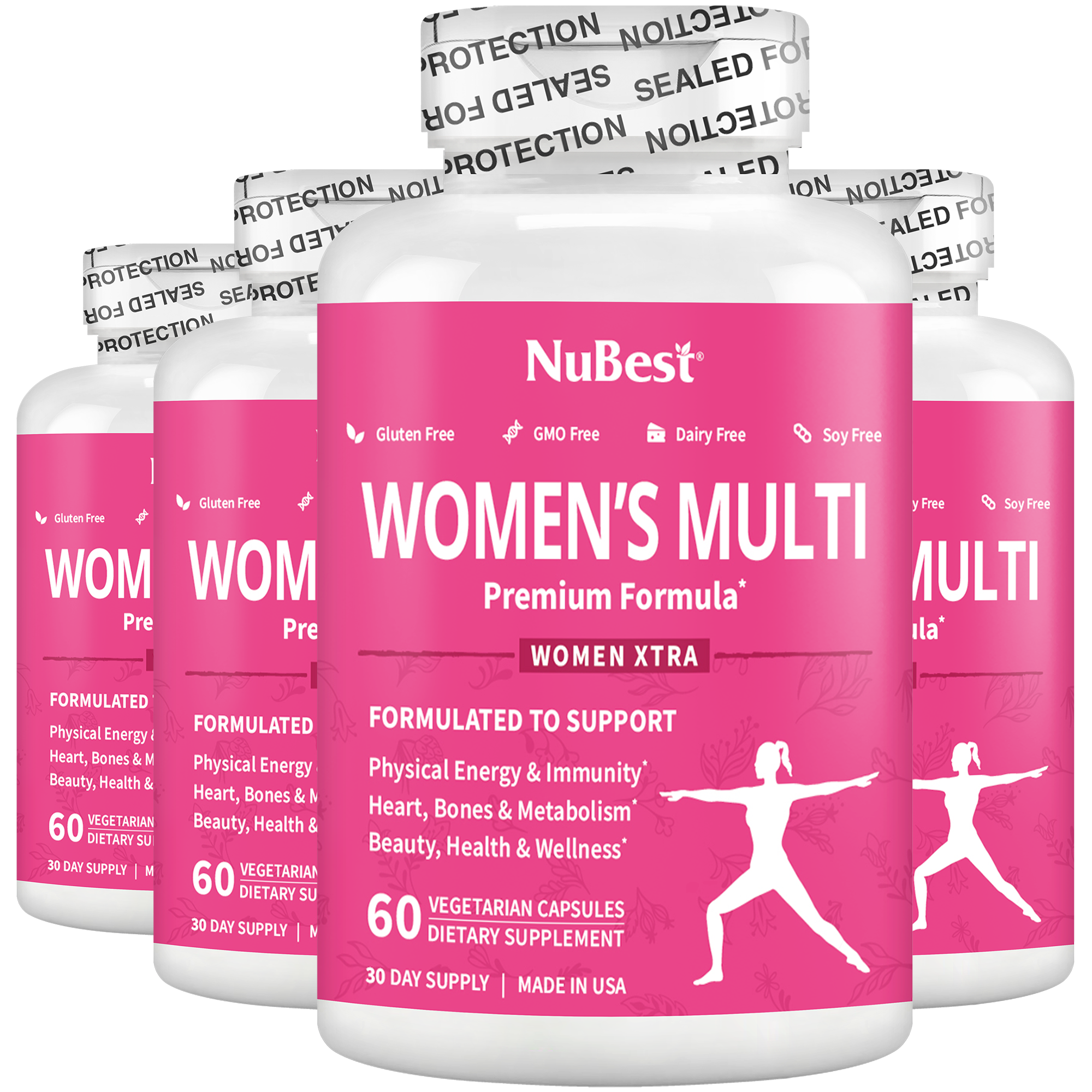 NuBest Women’s Multi - Women’s Vitality &amp; Well-Being, 60 Vegan