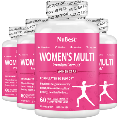 NuBest Women’s Multi - Women’s Vitality &amp; Well-Being, 60 Vegan