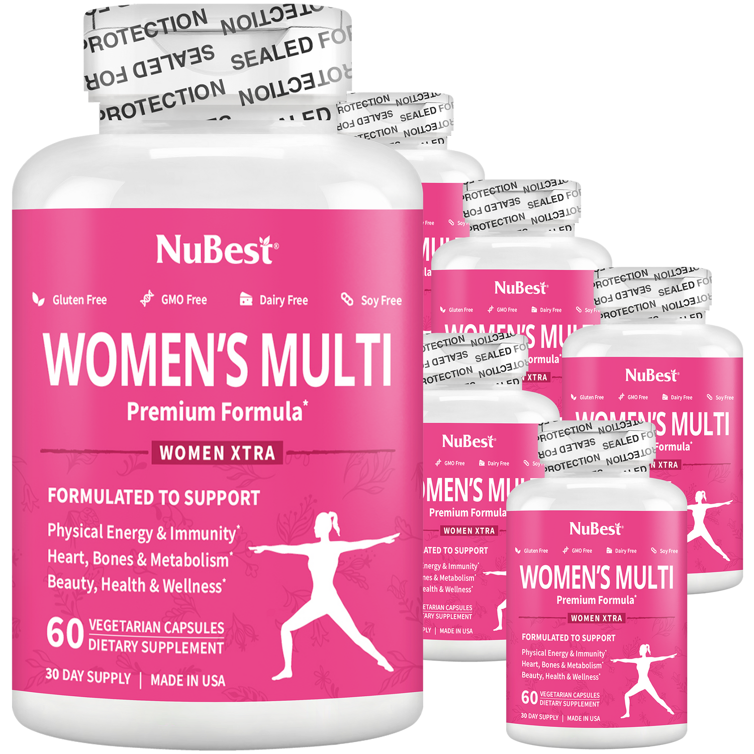 NuBest Women’s Multi - Women’s Vitality &amp; Well-Being, 60 Vegan
