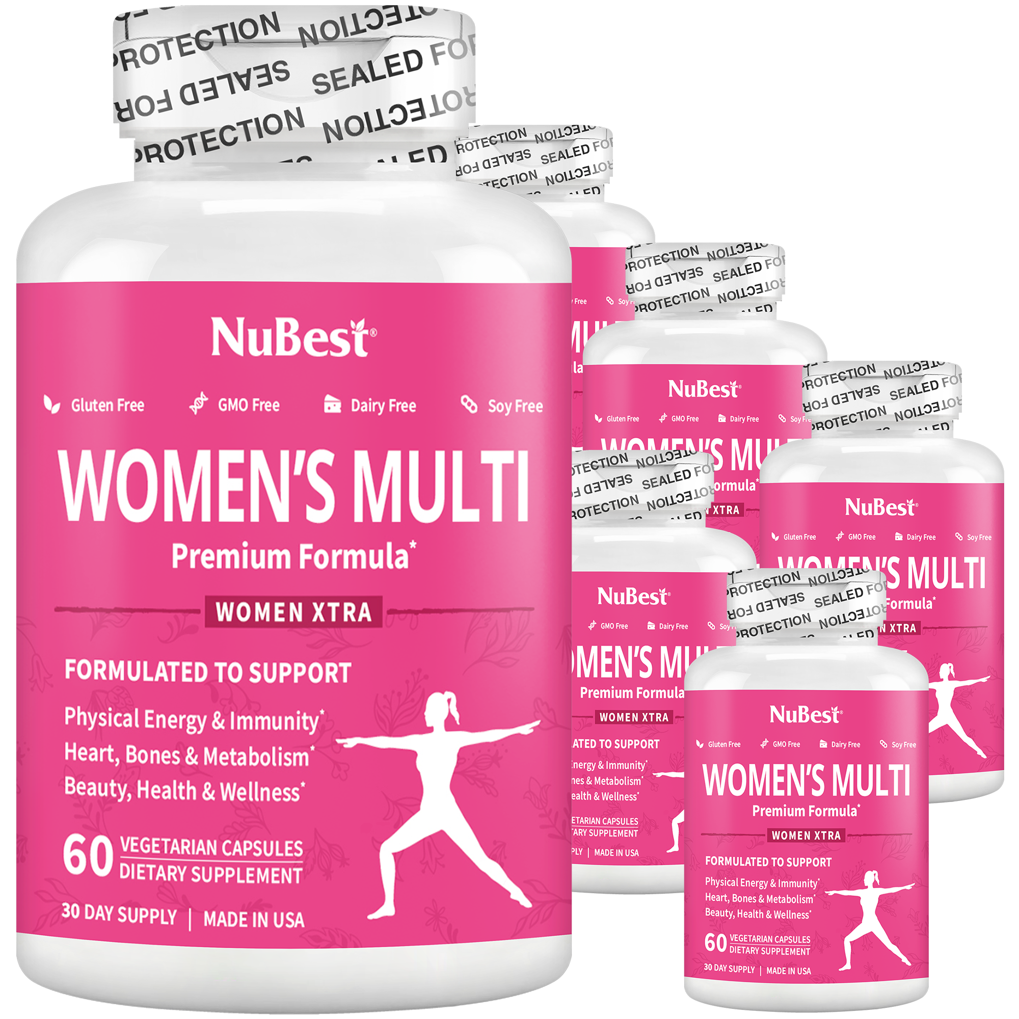NuBest Women’s Multi - Women’s Vitality &amp; Well-Being, 60 Vegan