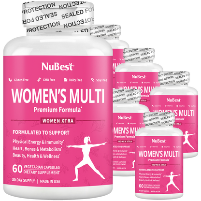 NuBest Women’s Multi - Women’s Vitality &amp; Well-Being, 60 Vegan
